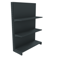 Стелаж пристінний металевий 1473х1000х300 мм на 3 полиці