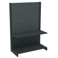 Стеллаж перфорированный металлический 1473х665х400 мм на 2 полки