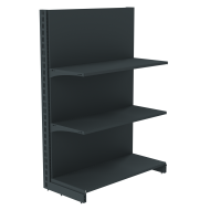 Стеллаж пристенный металлический 1473х1000х400 мм на 3 полки