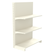 Стелаж пристінний металевий 1473х1000х400 мм на 3 полиці