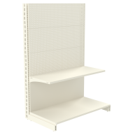 Фото Стеллаж перфорированный металлический 1473х1000х500 мм на 2 полки