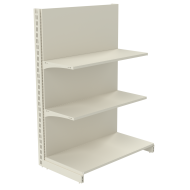 Стеллаж пристенный металлический 1473х1000х500 мм на 3 полки