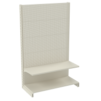 Стеллаж перфорированный металлический 1625х1250х400 мм на 2 полки