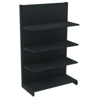 Стеллаж пристенный металлический 1625х1330х400 мм на 4 полки