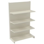 Фото Стеллаж пристенный металлический 1625х1250х400 мм на 4 полки