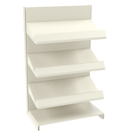 Стеллаж овощной металлический 1625х1000х500 мм на 4 полки