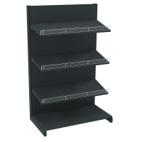 Стеллаж овощной металлический 1625х1330х500 мм на 4 полки