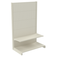 Стеллаж перфорированный металлический 1625х1000х500 мм на 2 полки