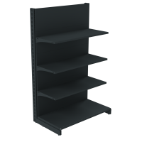 Стеллаж пристенный металлический 1625х1000х500 мм на 4 полки