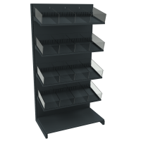 Стеллаж кондитерский металлический 1930х1330х500 мм на 5 полок