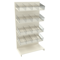 Стеллаж кондитерский металлический 1930х1000х500 мм на 5 полок