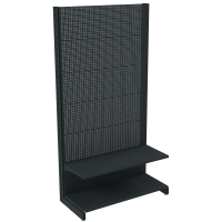 Стеллаж перфорированный металлический 1930х665х400 мм на 2 полки