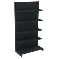 Стеллаж пристенный металлический 1930х1000х400 мм на 5 полок