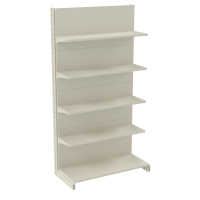 Стеллаж пристенный металлический 1930х1330х400 мм на 5 полок