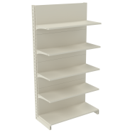 Фото Стеллаж пристенный металлический 1930х1000х400 мм на 5 полок