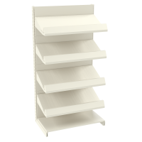 Стеллаж овощной металлический 1930х1000х500 мм на 5 полок