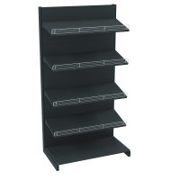 Стеллаж овощной металлический 1930х1000х500 мм на 5 полок