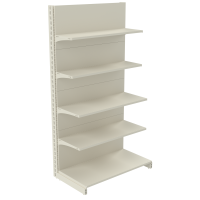 Стеллаж пристенный металлический 1930х1250х500 мм на 5 полок