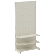 Стелаж перфорований металевий 2235х665х400 мм на 3 полиці