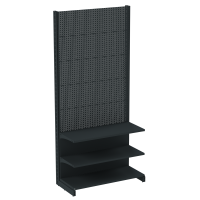 Стеллаж перфорированный металлический 2235х1000х400 мм на 3 полки