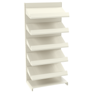 Стеллаж овощной металлический 2235х1250х500 мм на 6 полок