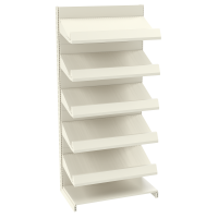 Стеллаж овощной металлический 2235х1250х500 мм на 6 полок