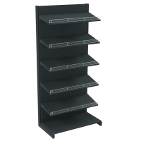 Стеллаж овощной металлический 2235х1000х500 мм на 6 полок