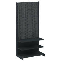 Стеллаж перфорированный металлический 2235х665х500 мм на 3 полки