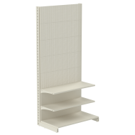 Стеллаж перфорированный металлический 2235х1330х500 мм на 3 полки