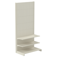 Стеллаж перфорированный металлический 2235х1250х500 мм на 3 полки