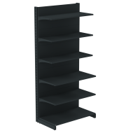 Стеллаж пристенный металлический 2235х1330х500 мм на 6 полок