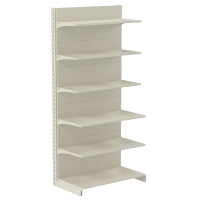 Стеллаж пристенный металлический 2235х665х500 мм на 6 полок