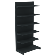 Стелаж пристінний металевий 2235х1330х500 мм на 6 полиць