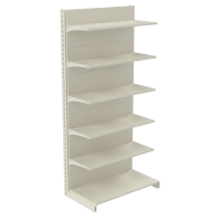 Стеллаж пристенный металлический 2235х1330х500 мм на 6 полок