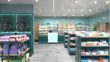 Торговое оборудование для аптек