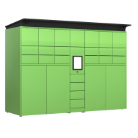 Почтомат Loko DIY 2292х3000х1000 мм с терминалом, 23 ячейками и 6 ячейками XXL