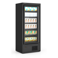 Морозильный регал Cooles SlimFreeze 2100х797х660 мм с распашными дверьми, встроенным агрегатом и 6 полками