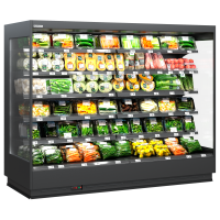 Холодильный регал Cooles Deck 2075х3750х750 мм открытый, с выносным агрегатом на 12 полок