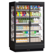 Холодильный регал Cooles Deck 2075х1250х850 мм с дверями, выносным агрегатом на 4 полки