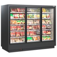 Морозильный регал  Cooles Freeze 2075х3124х1000 мм с выносным агрегатом, распашными дверьми на 16 полок