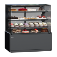 Холодильная витрина Quadros Slim Confi 1400х1250х800 мм с встроенным агрегатом