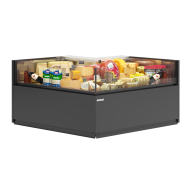 Холодильная угловая витрина Quadros самообслуживание