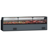 Фото Холодильная витрина Quadros 1130х3750х1100 мм со стеклом и выносным агрегатом