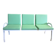 Фото Банкетка медицинская коридорная со спинкой БК-3-СП