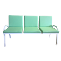 Банкетка медицинская коридорная со спинкой БК-3-СП