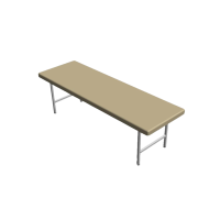 Кушетка с нерегулируемым подголовником смотровая медицинская КС-Ц