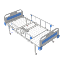 Кровать с электроприводом двухсекционная медицинская функциональная КФ-2-ЭП-БП-К125