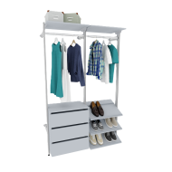 Фото Гардеробные двойные системы Premio GS 2/4