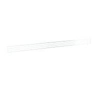 Бар'єр 1330х60 мм цинк