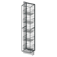 Боковина решетчатая с ограничителем и корзинами на решетку